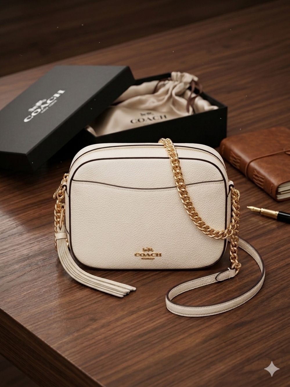 Coach Camera bag in color Chalk ! *like new condition